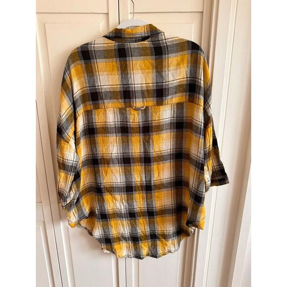 Anthropologie Maeve Oversized Embroidered Flannel Size XS/S - Picture 4 of 8